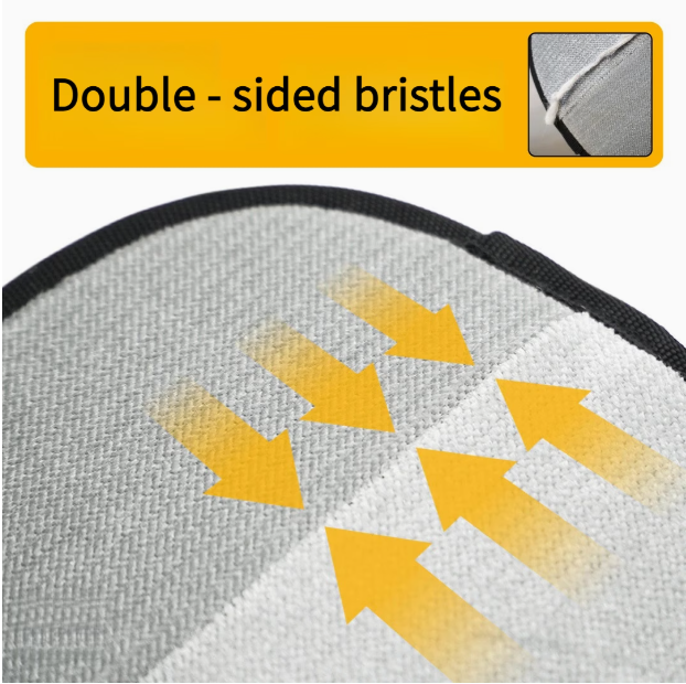 Double-sided bristles