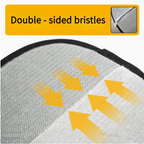 Double-sided bristles