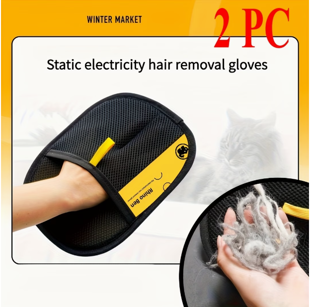 Static electricity hair removal 2 pack