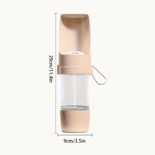 Portable Dog Water Bottle - pink